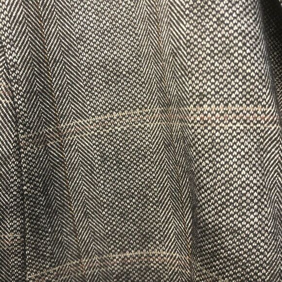 Addition Elle Brown & Grey Herringbone Plaid Blazer Academia Size 26 NWT - Picture 10 of 14